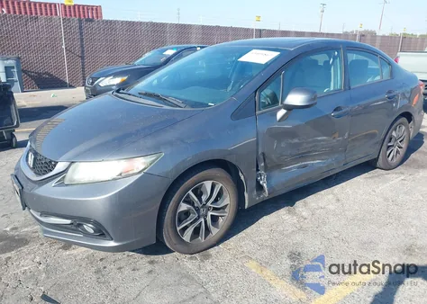 2013 Honda Civic Ex-L из США, поврежденный, VIN 19XFB2F98DE273299